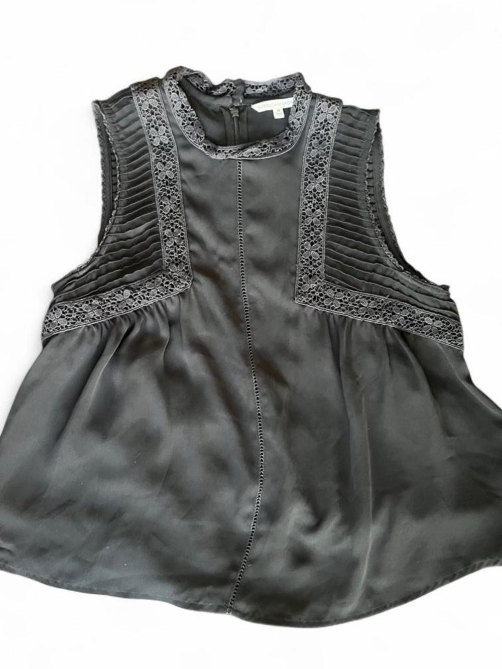 Rebecca Minkoff Sleeveless Lace Blouse M